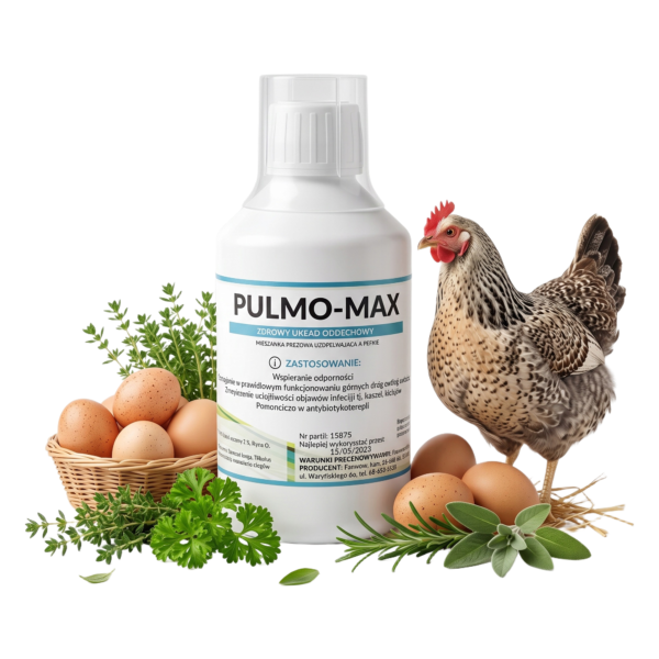 Preparat wspierający oddychanie przy kaszlu i kichaniu Farmwet Pulmo Max, 250 ml