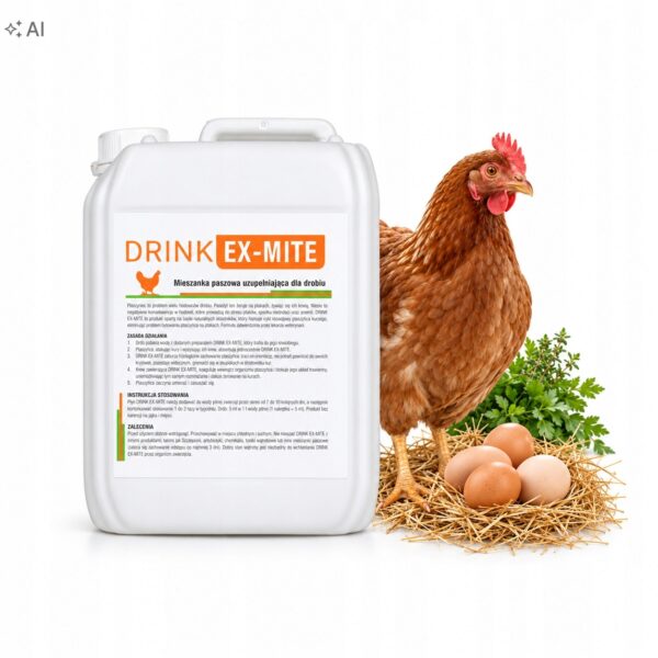 Preparat na ptaszyńca kurzego do wody Drink Ex-Mite, 5 l
