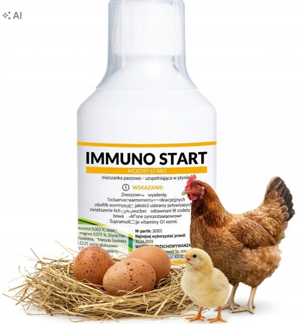 Preparat na odporność i rozwój kurcząt Farmwet Immuno-Start, 250 ml